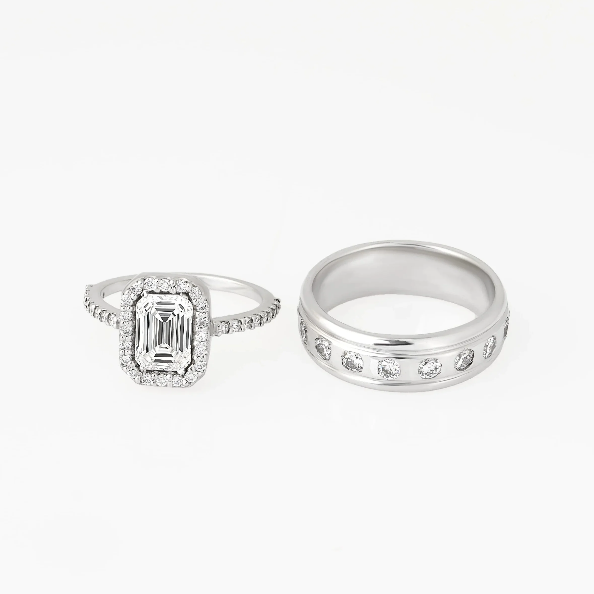 Anillos De Compromiso & Boda Diamantes Lab.