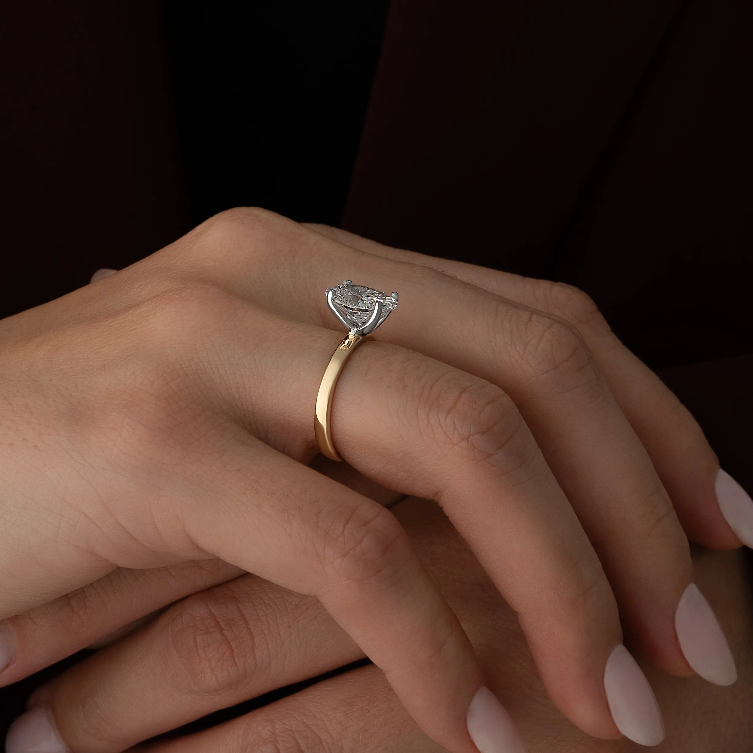 Anillo Oval Bicolor - Image 2