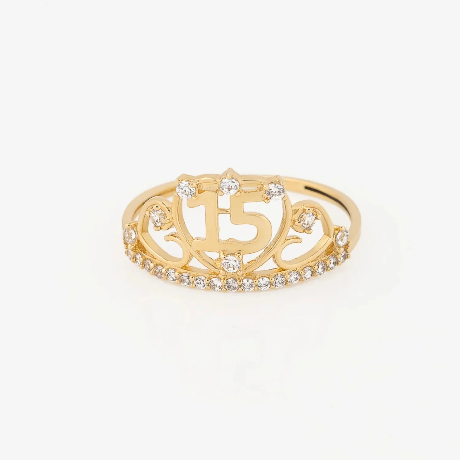 Anillo Quince Princesa Talla 7 1/2