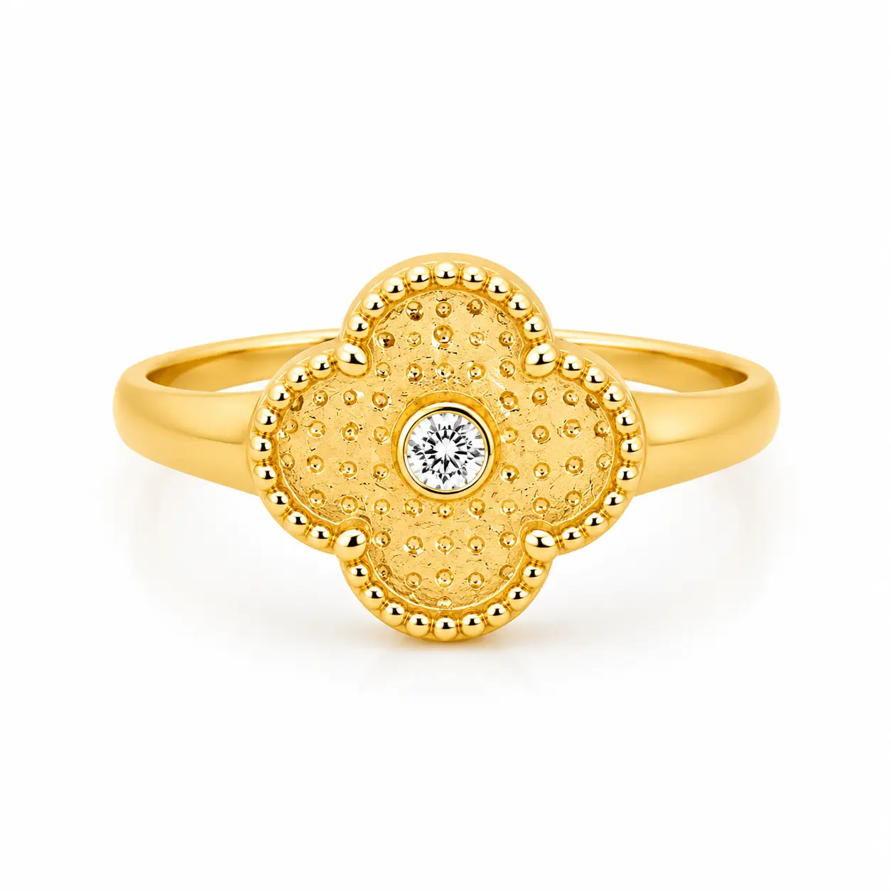 Anillo Trebol Talla 8