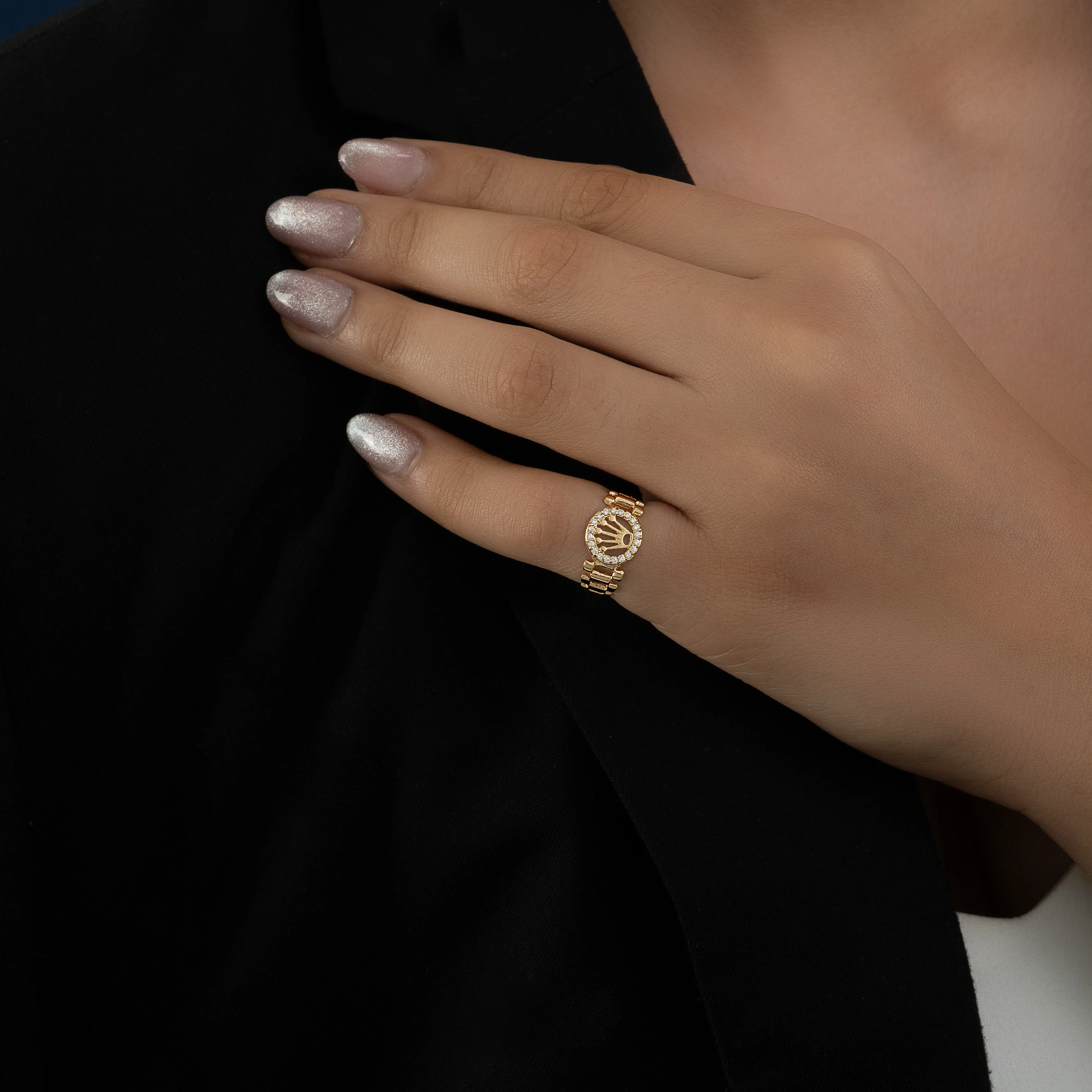 Anillo Corona Talla 4 1/2 - Image 2