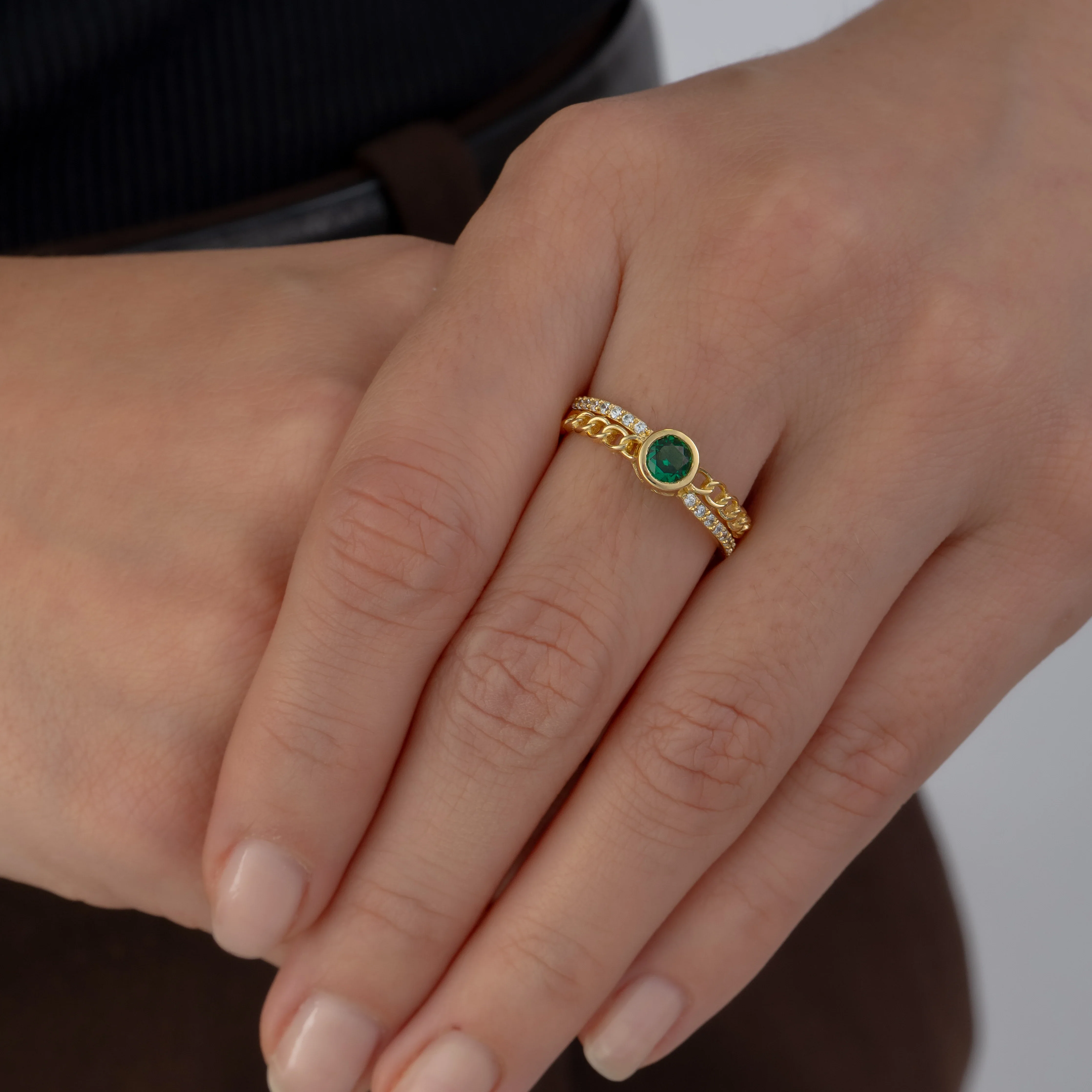 Anillo Cubano Talla 8 1/4 - Image 2