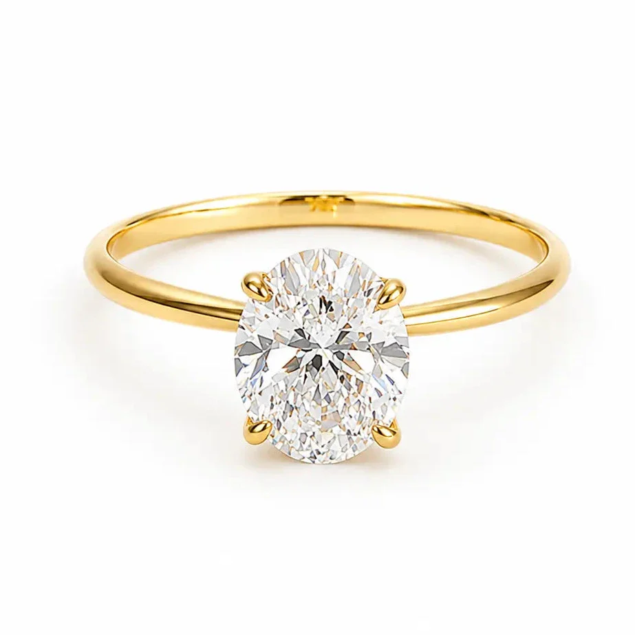 Anillo Compromiso Oval