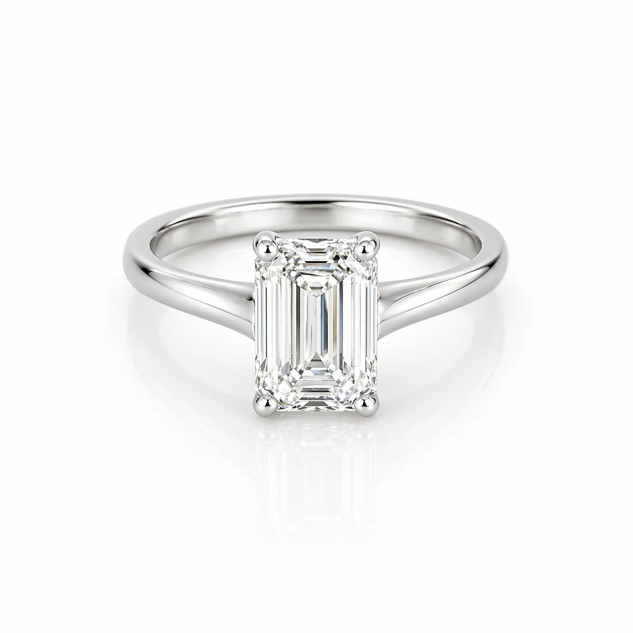 Anillo Diamante corte Esmerald 3.0ct