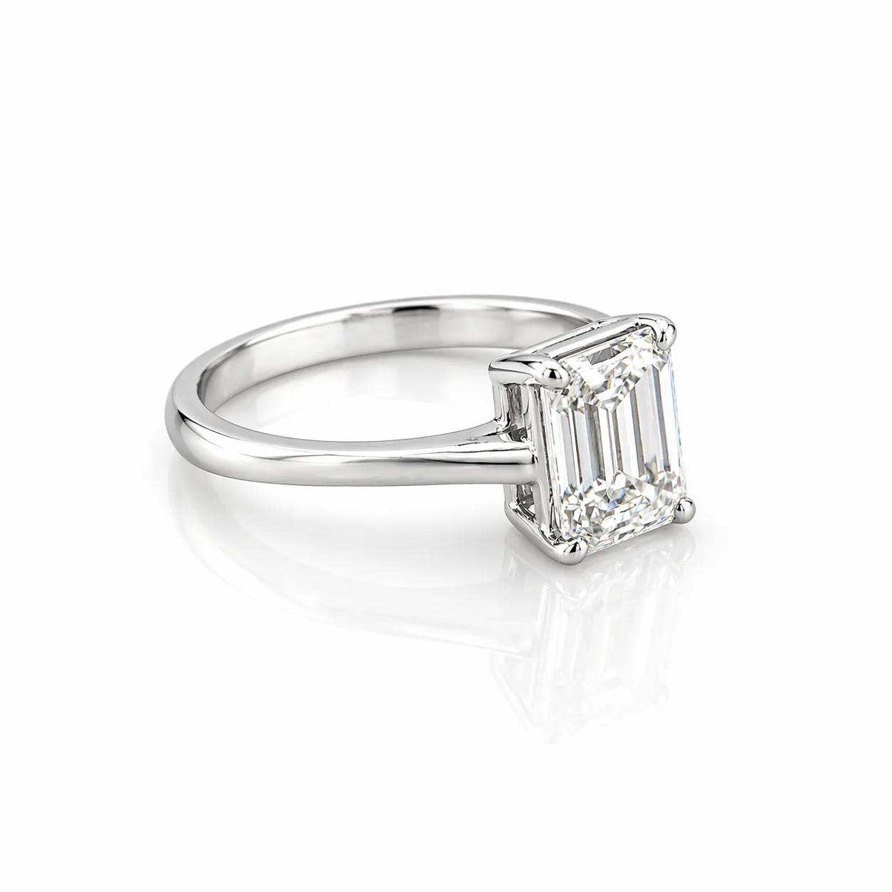 Anillo Diamante corte Esmerald 3.0ct - Image 3
