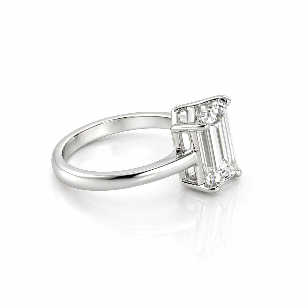 Anillo Diamante corte Esmerald 3.0ct - Image 4