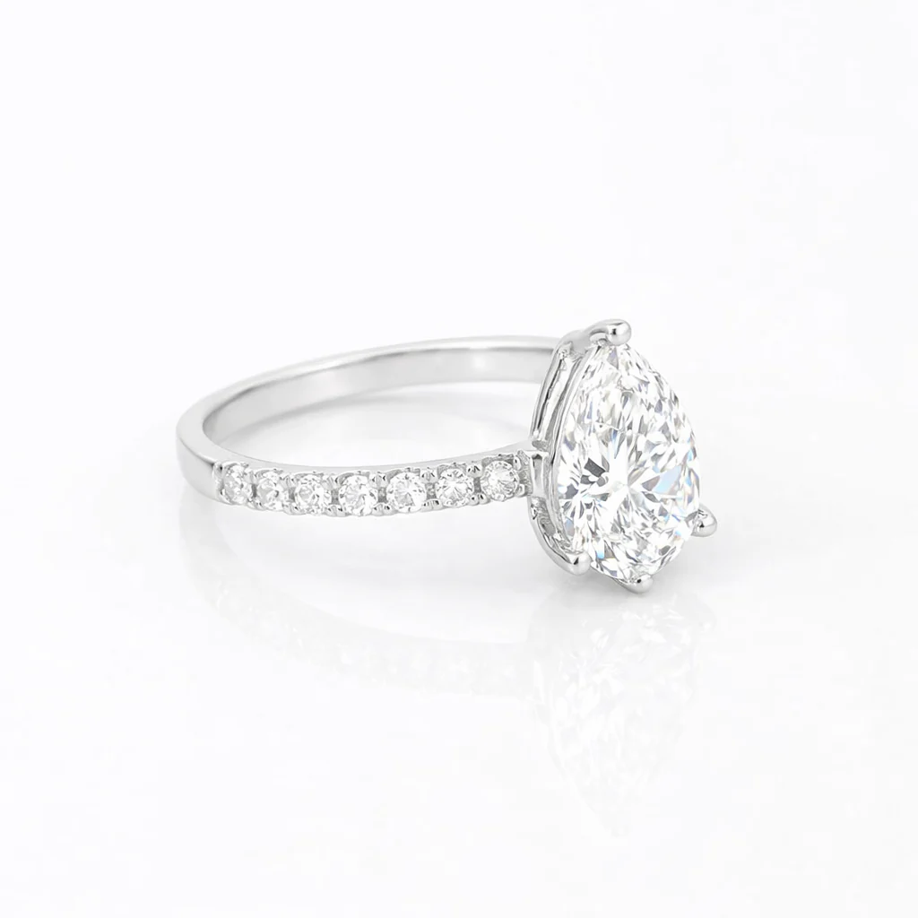 Anillo Diamantes corte Pera - Image 2