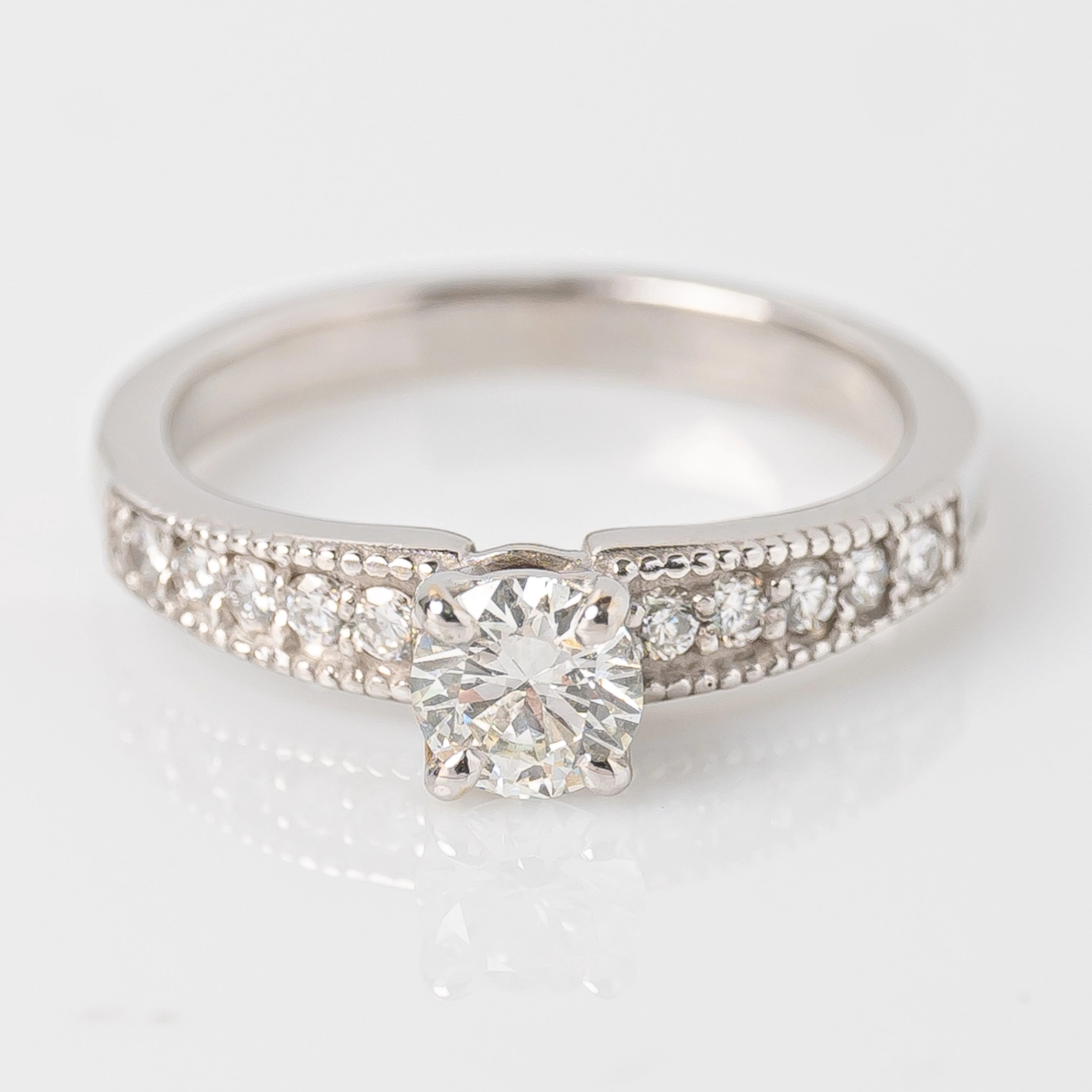 Anillo Compromiso Diamantes Nat Talla 5 - Image 2