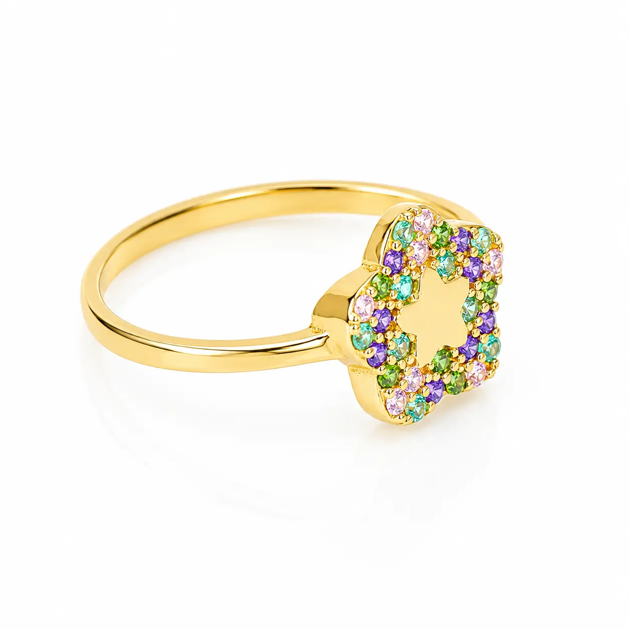 Anillo Estrella Pastel Talla 8 - Image 3