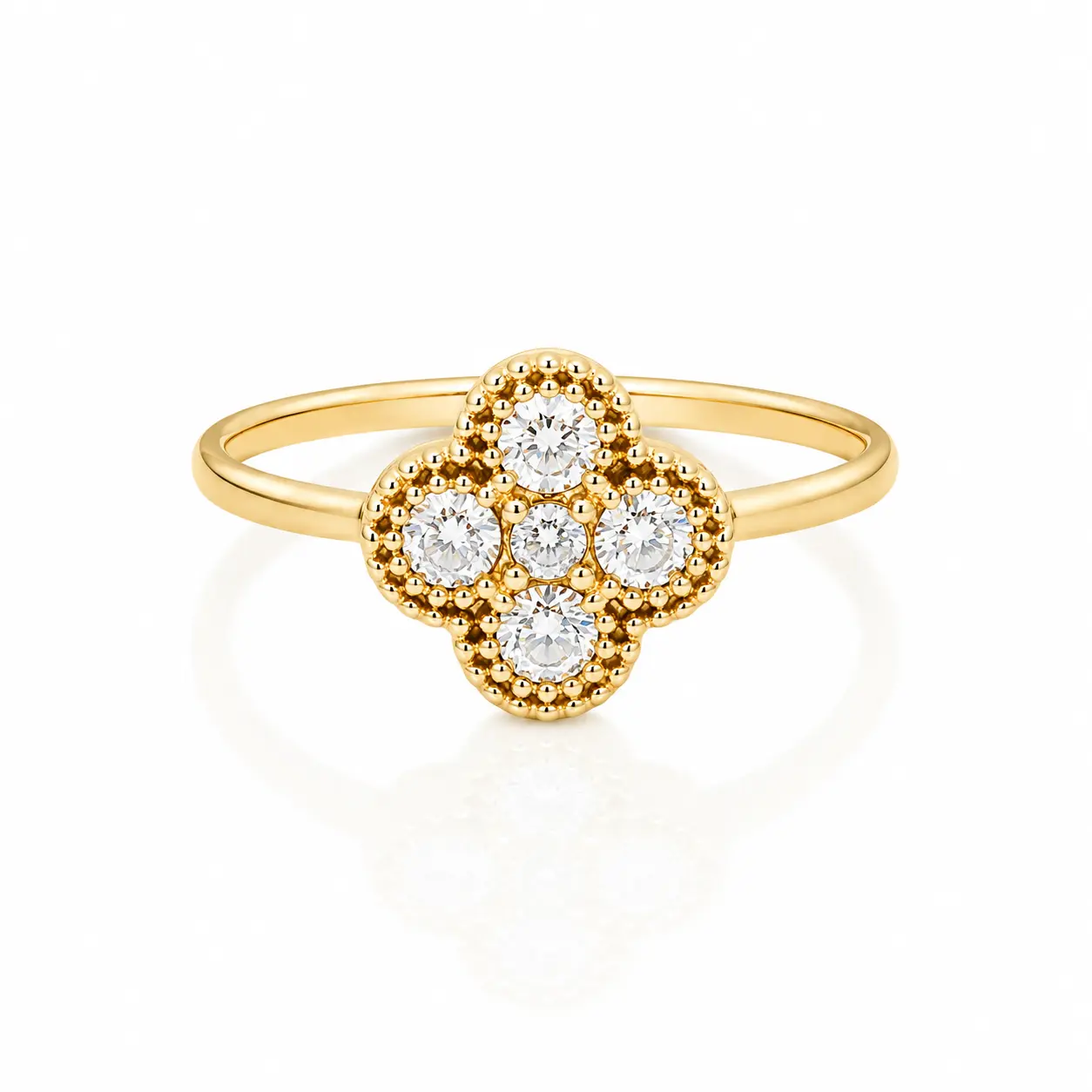 Anillo Trebol Talla 8 3/4