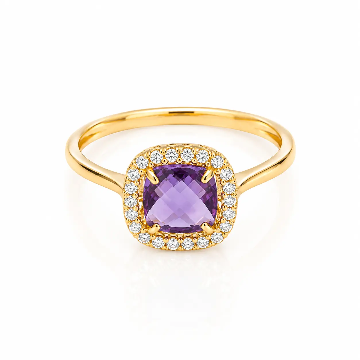 Anillo Lila Talla 6