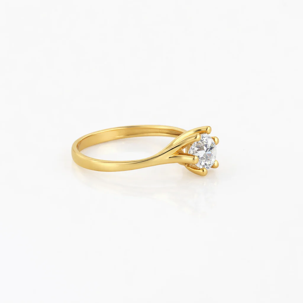 Anillo Solitario Twist 0.66ct - Image 3
