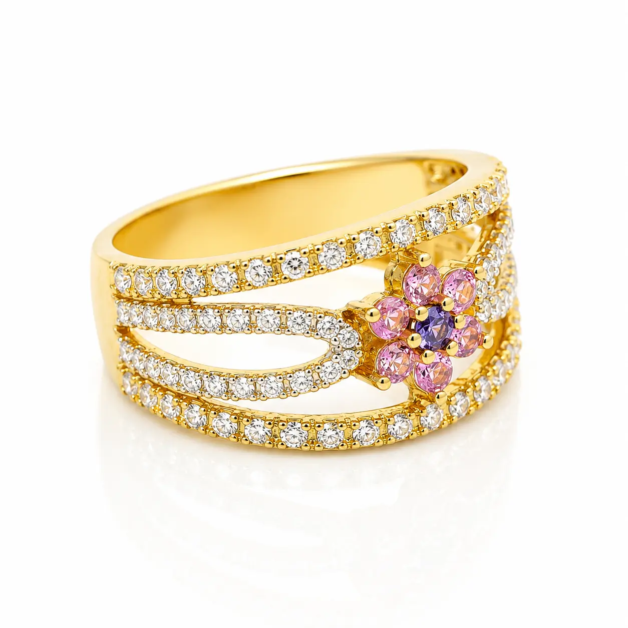 Anillo Flor Casting Talla 6 3/4 - Image 3