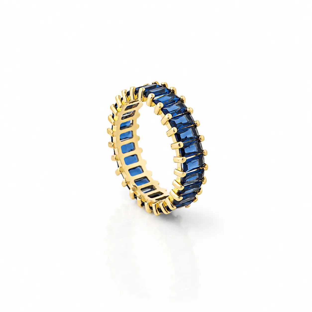 Anillo Rueda Azul Talla 6 3/4 - Image 3