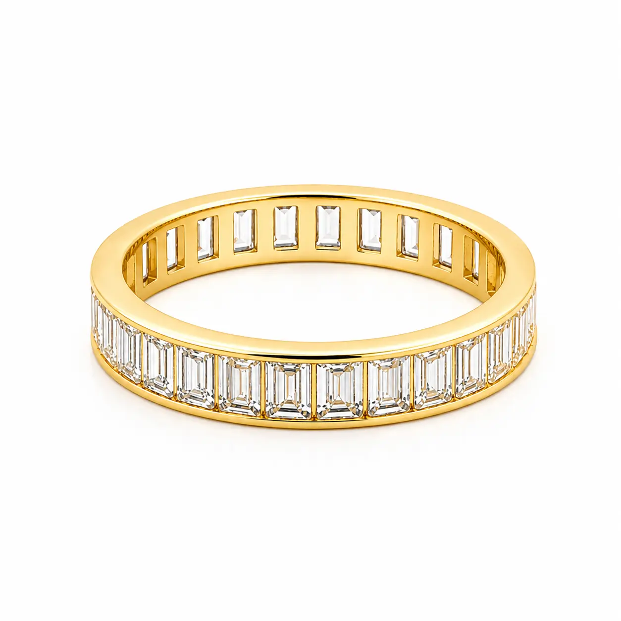 Anillo Sin Fin Baguette