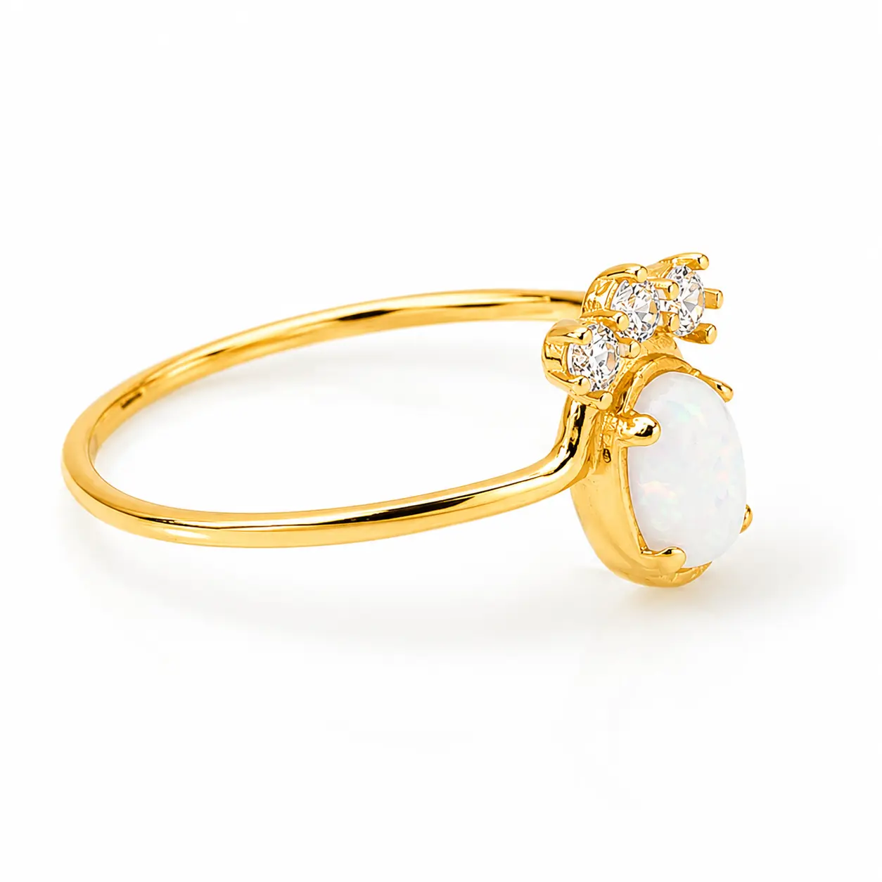Anillo Reina Opalo Talla 8 - Image 3