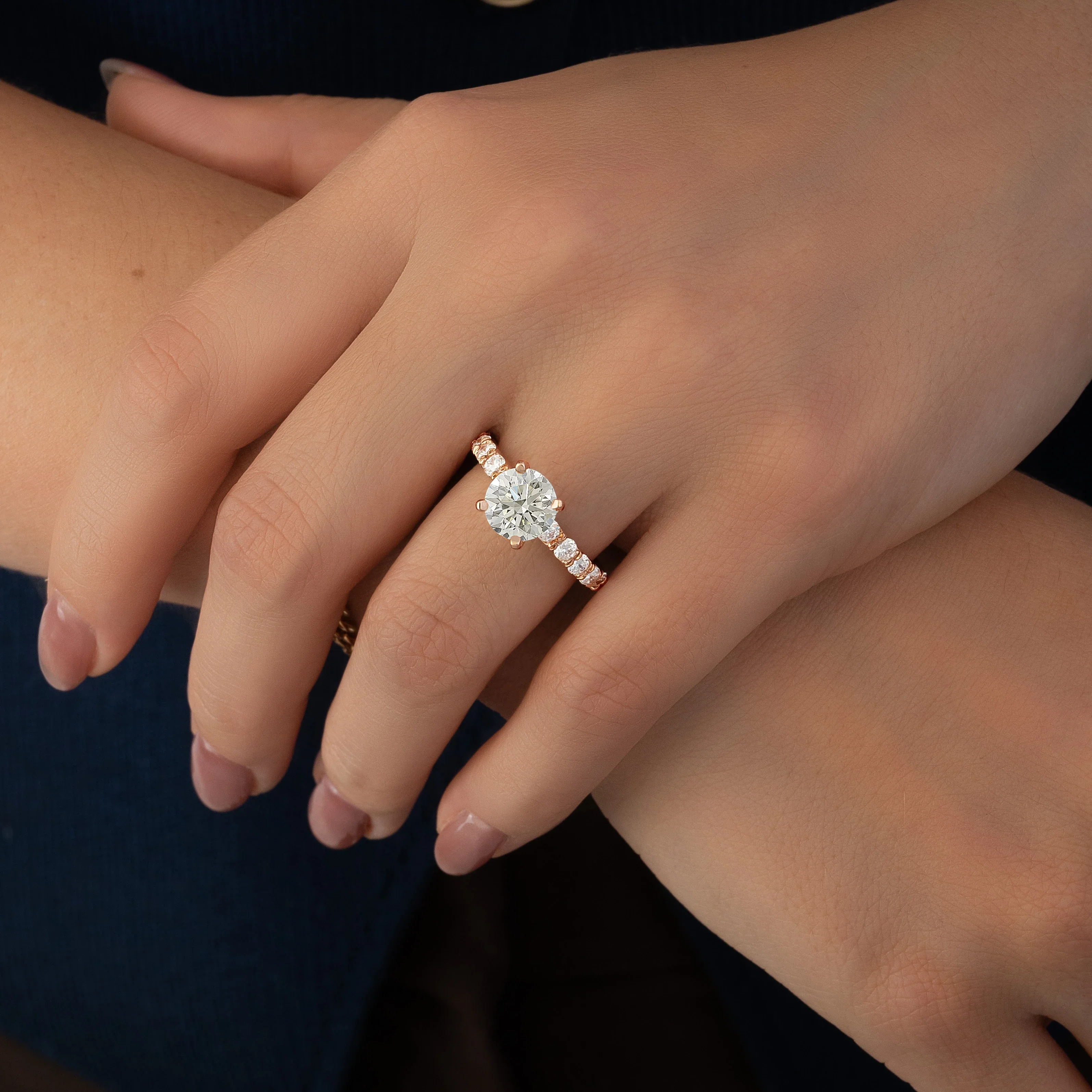 Anillo Compromiso Diamante Nat.