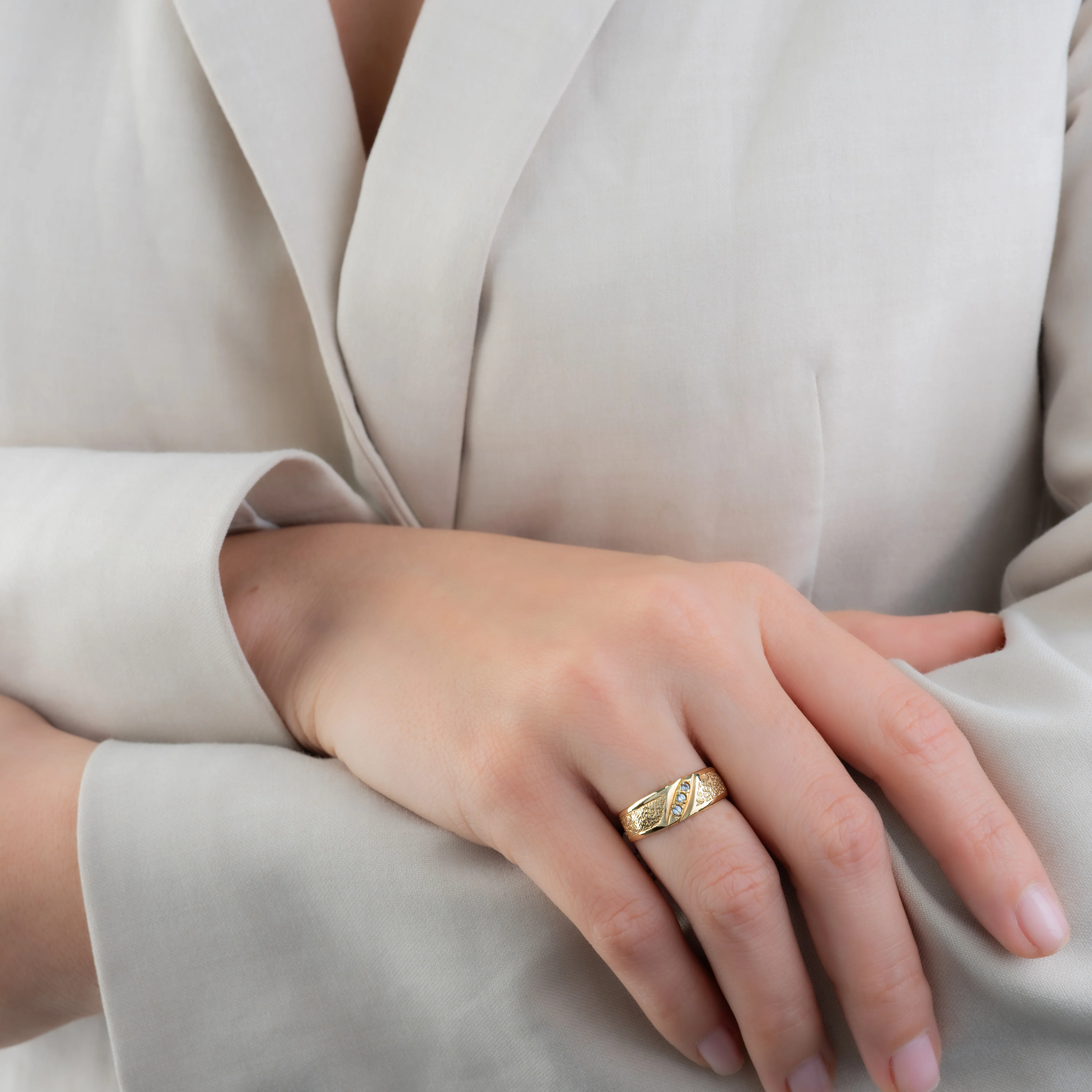 Anillos De Boda Rusticos - Image 2