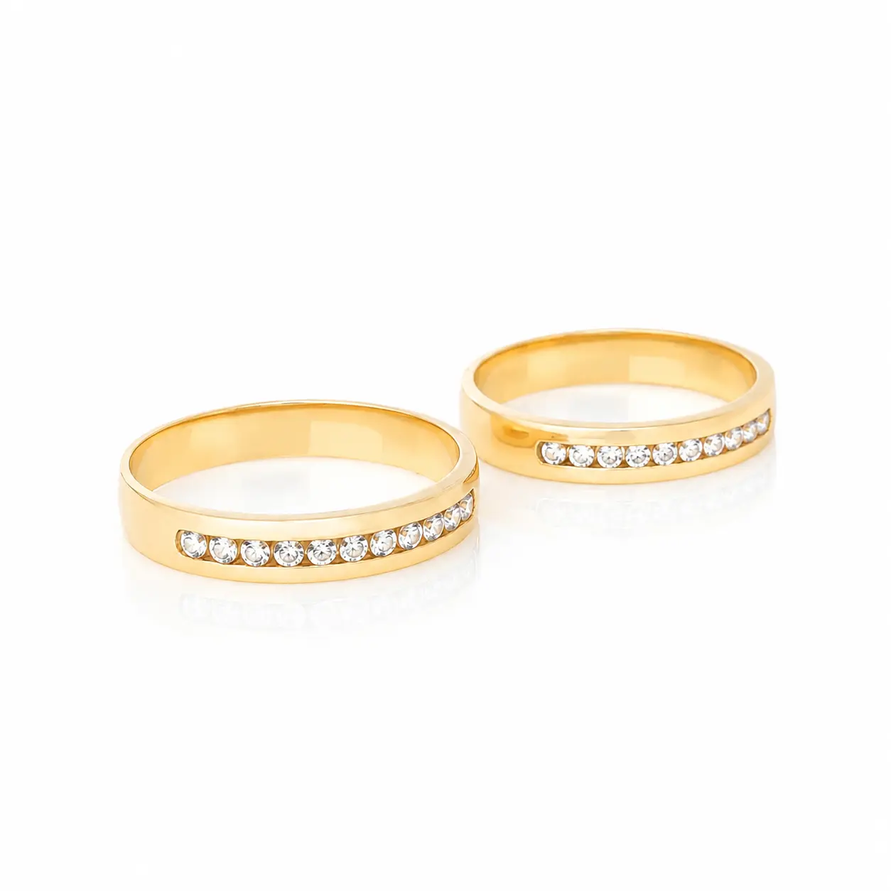 Anillos De Boda Lisos Circon - Image 3