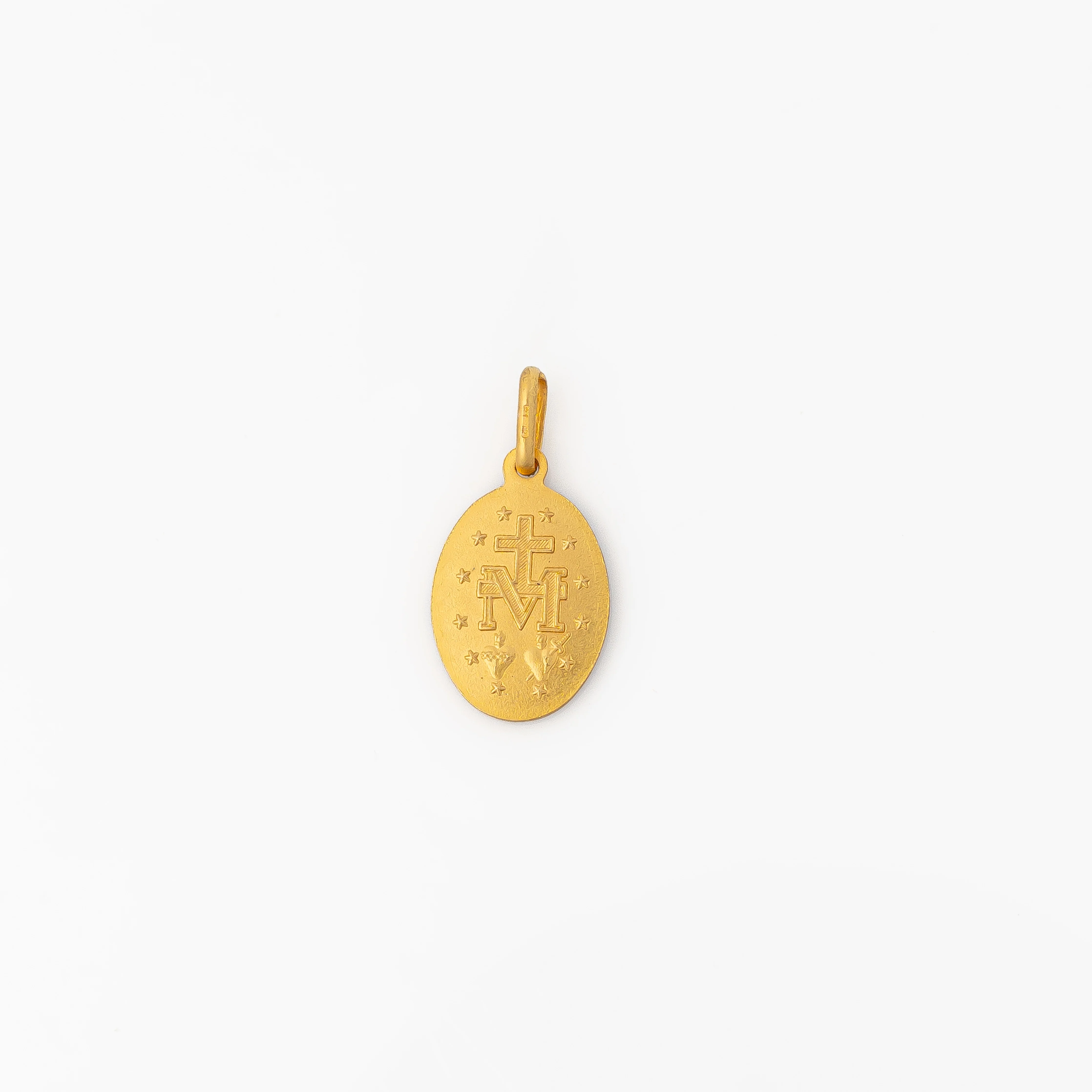 Dije Medalla Virgen De Los Milagros 2cm - Image 2
