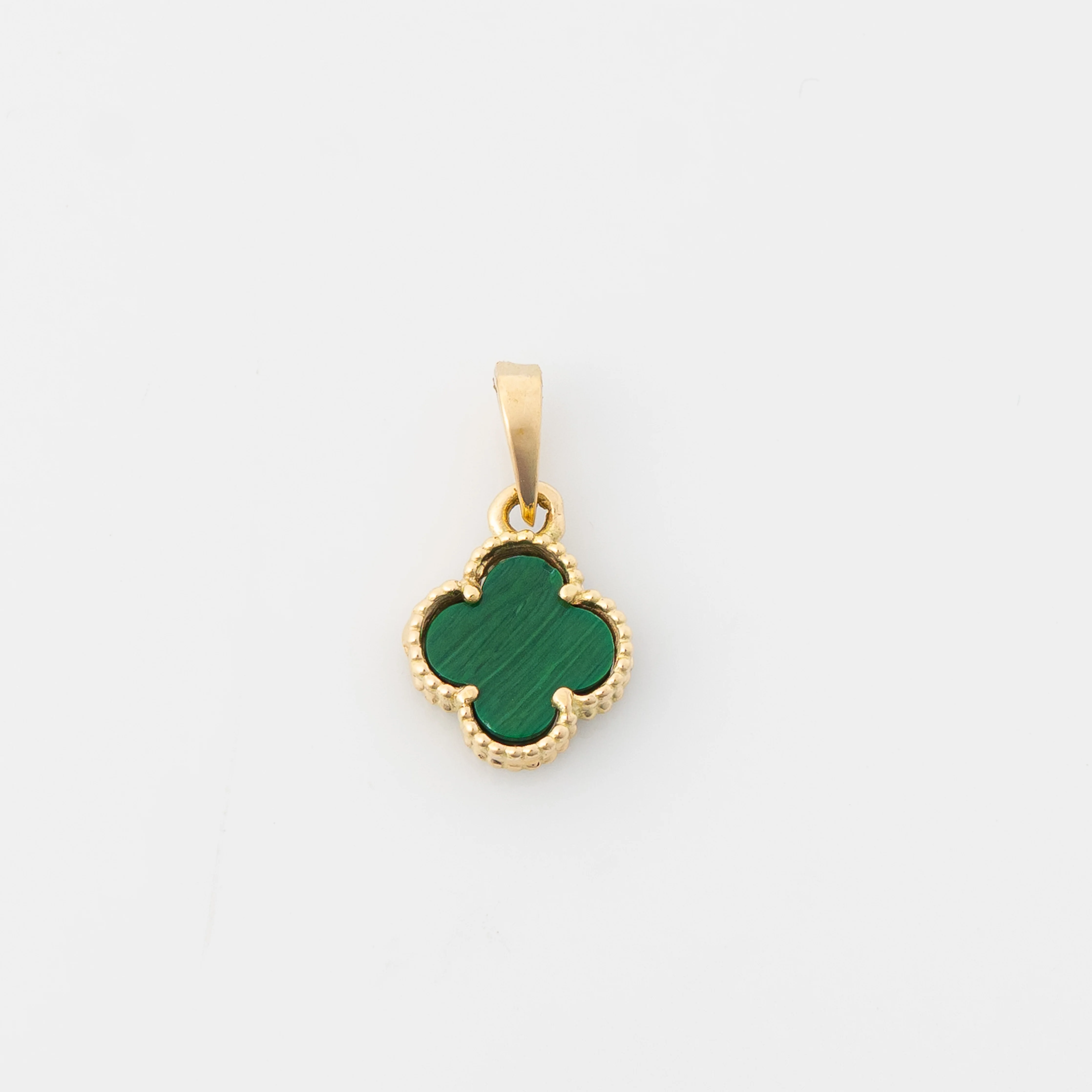 Dije Trébol Verde 1.7cm
