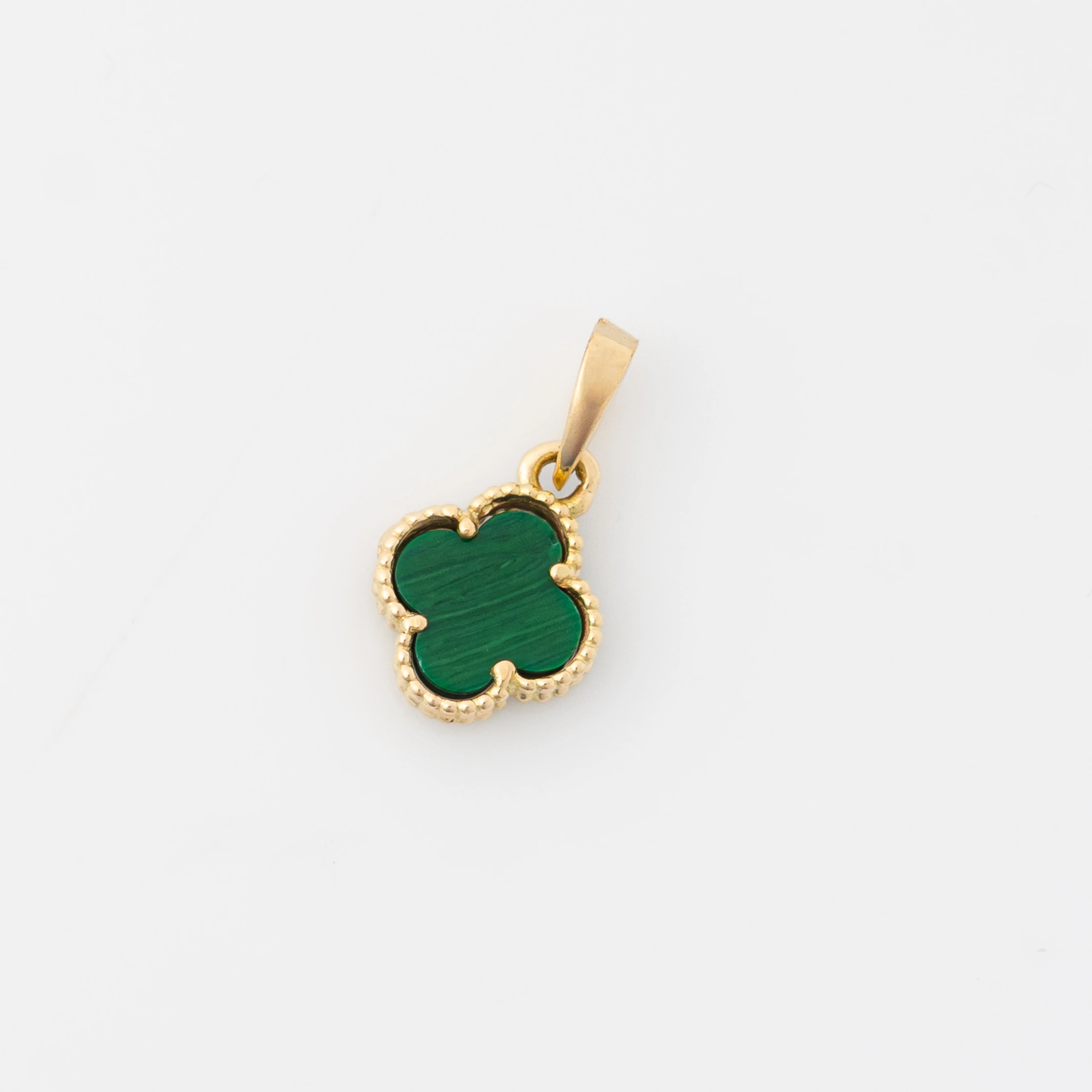 Dije Trébol Verde 1.7cm - Image 2