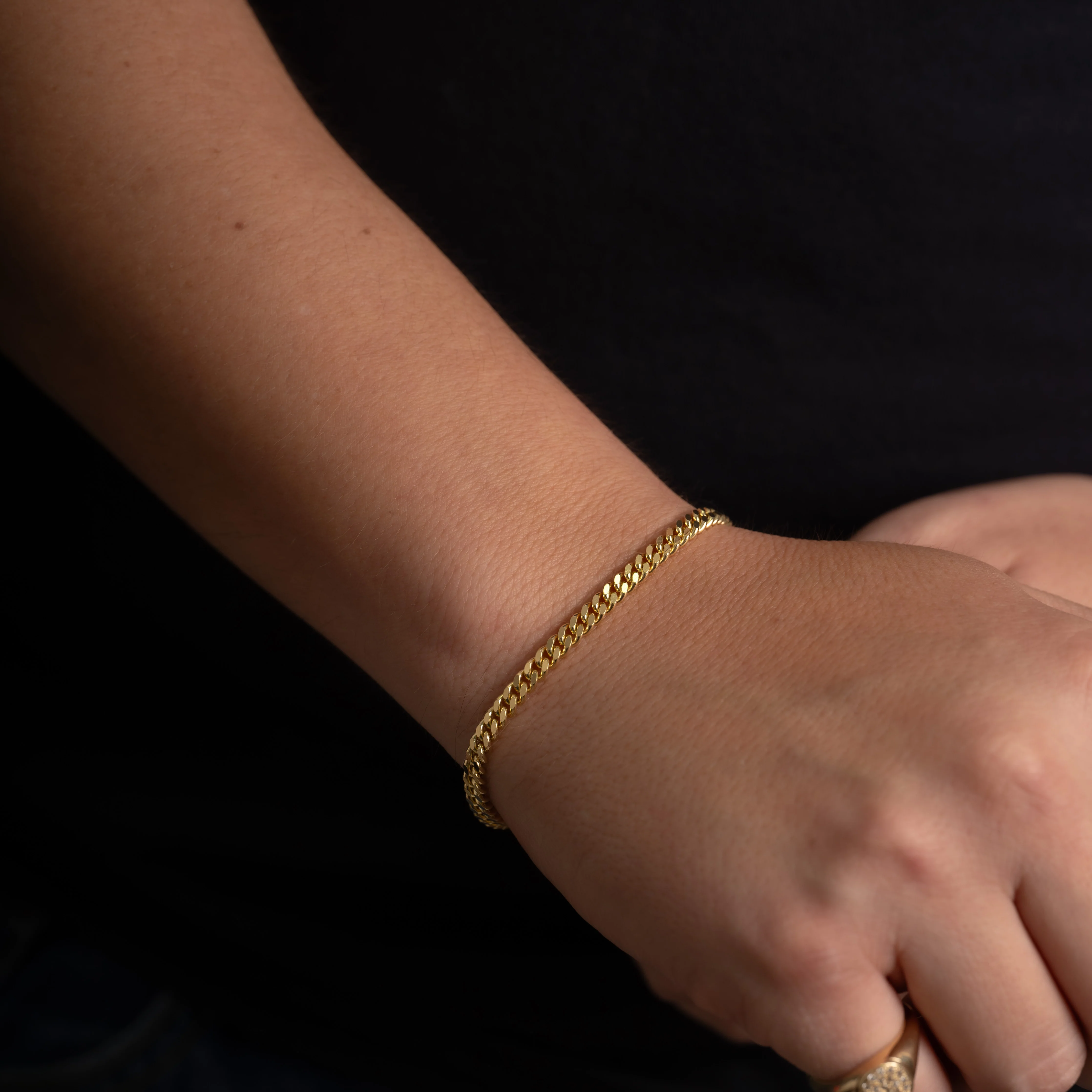 Pulsera T. Cubano Plano 22cm - Image 2