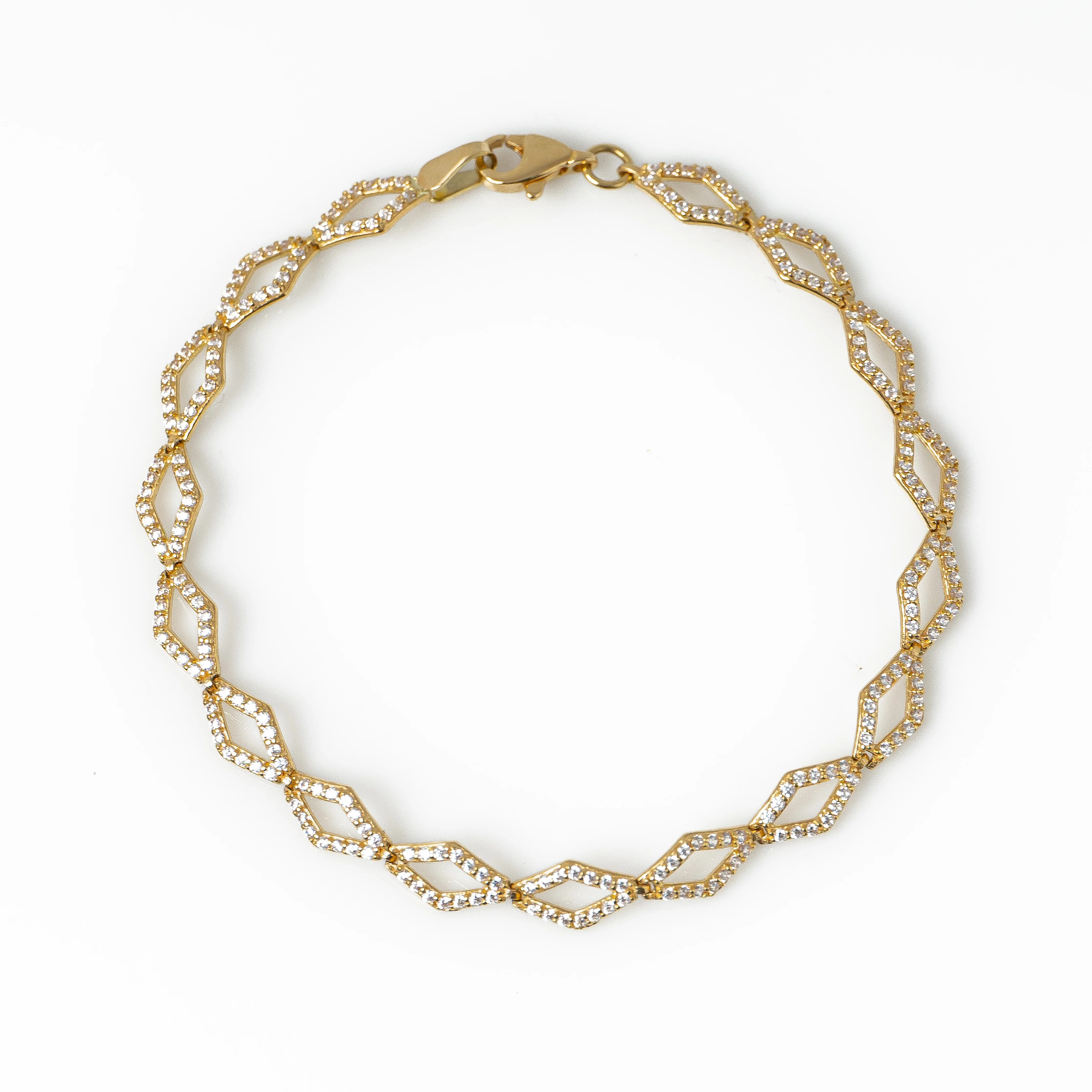 Pulsera Tennis Rombo 18cm