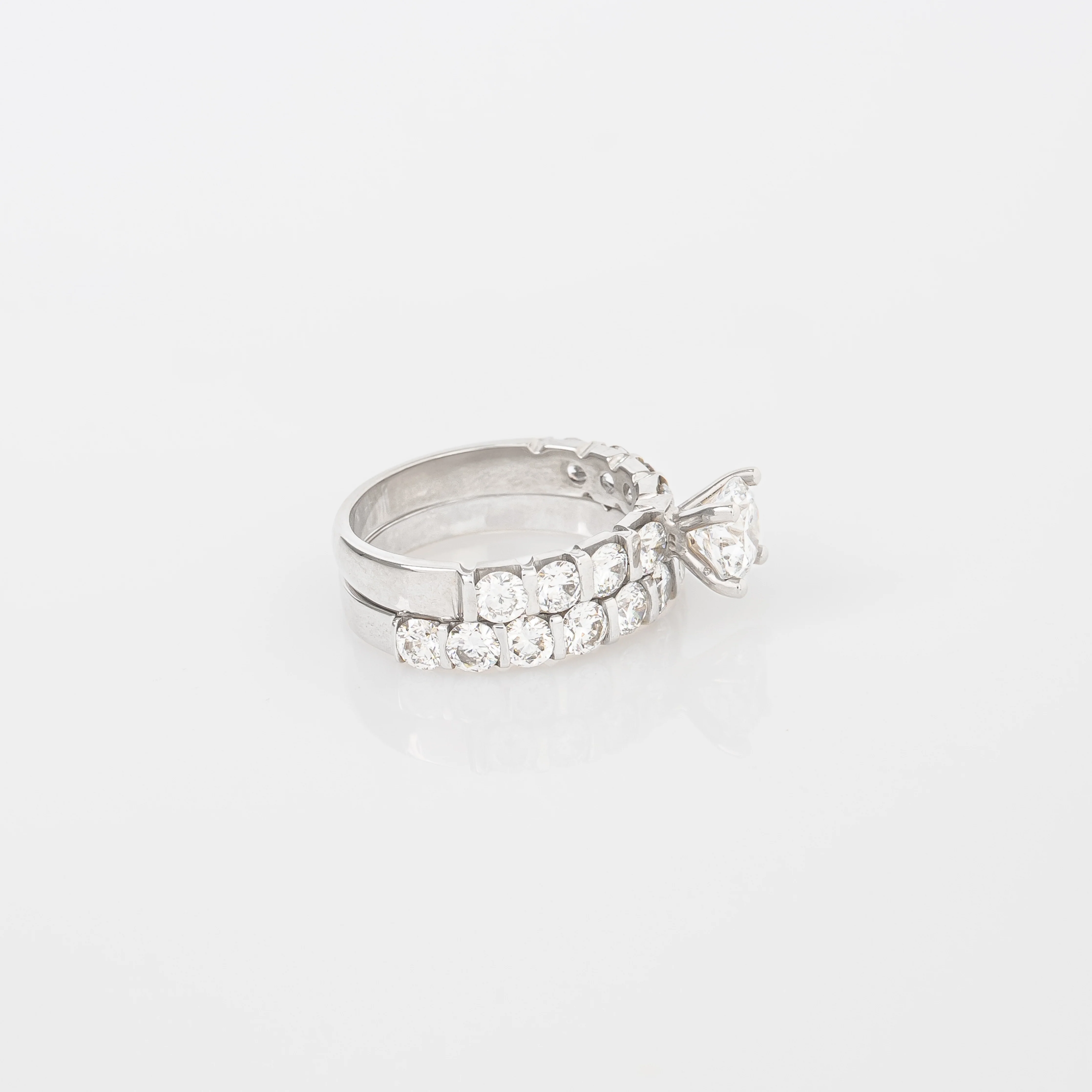 Set Anillos Diamantes Lab. Redondo & Churumbela - Image 3